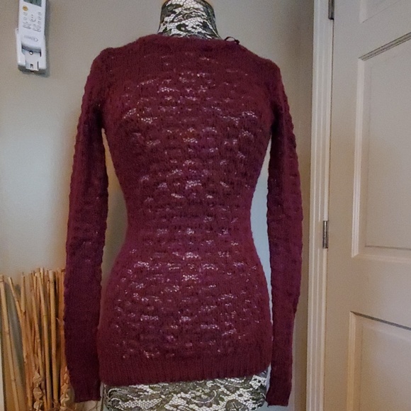 If It Were Me Sweaters - NWOT If It Were Me burgundy sweater, size XS